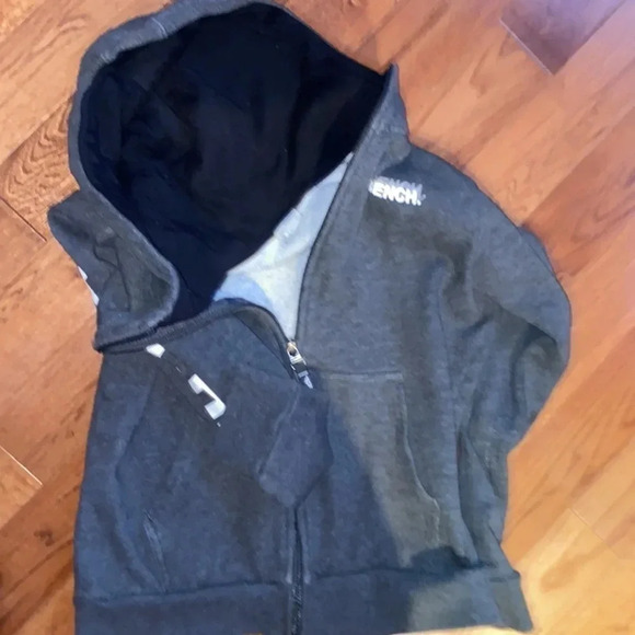 Bench grey logo hoody size boy girl 10/12 - Picture 6 of 6